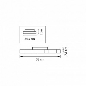 Накладной светильник Lightstar Favo 750071 в Режи - rezh.mebel24.online | фото 2