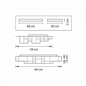 Накладной светильник Lightstar Favo 750161 в Режи - rezh.mebel24.online | фото 2