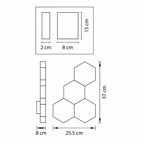 Накладной светильник Lightstar Favo 750641 в Режи - rezh.mebel24.online | фото 2