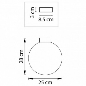 Накладной светильник Lightstar Globo 812033 в Режи - rezh.mebel24.online | фото 3