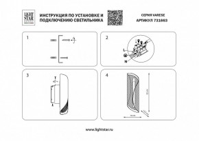 Накладной светильник Lightstar Varese 731663 в Режи - rezh.mebel24.online | фото 3