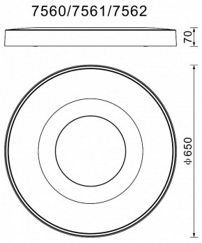 Накладной светильник Mantra Coin 7561 в Режи - rezh.mebel24.online | фото 3