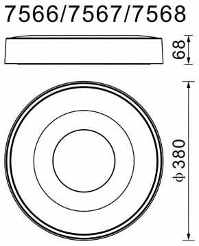 Накладной светильник Mantra Coin 7567 в Режи - rezh.mebel24.online | фото 4