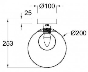 Накладной светильник Maytoni Basic form MOD521WL-01G3 в Режи - rezh.mebel24.online | фото 5