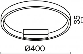 Накладной светильник Maytoni Halo MOD058CL-L25WK в Режи - rezh.mebel24.online | фото 4