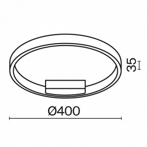 Накладной светильник Maytoni Rim MOD058CL-L25BK в Режи - rezh.mebel24.online | фото 3