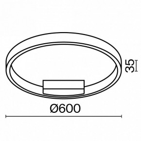 Накладной светильник Maytoni Rim MOD058CL-L35WK в Режи - rezh.mebel24.online | фото 4