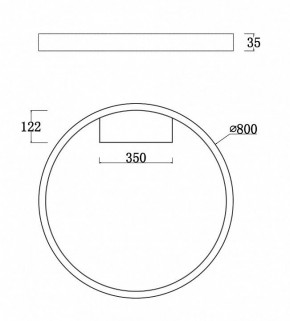 Накладной светильник Maytoni Rim MOD058CL-L50BS4K в Режи - rezh.mebel24.online | фото 3