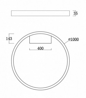 Накладной светильник Maytoni Rim MOD058CL-L65B4K в Режи - rezh.mebel24.online | фото 3