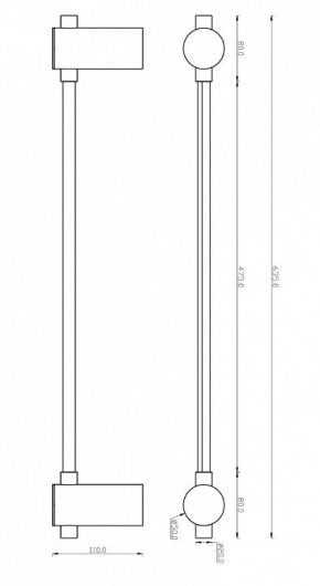 Накладной светильник Maytoni Rotta MOD413WL-L6G3K в Режи - rezh.mebel24.online | фото 3