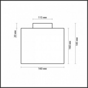 Накладной светильник Odeon Light Cross 2407/1C в Режи - rezh.mebel24.online | фото 2