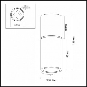 Накладной светильник Odeon Light Duetta 3895/1C в Режи - rezh.mebel24.online | фото 5