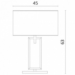 Настольная лампа декоративная Divinare Porta 5933/01 TL-1 в Режи - rezh.mebel24.online | фото 3