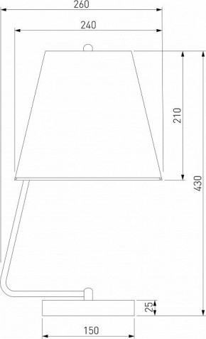 Настольная лампа декоративная Eurosvet Amaretto 01165/1 хром в Режи - rezh.mebel24.online | фото 2