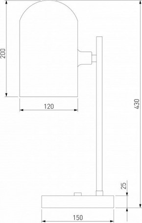 Настольная лампа декоративная Eurosvet Bambola 01164/1 латунь в Режи - rezh.mebel24.online | фото 2