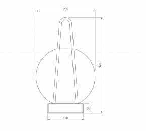Настольная лампа декоративная Eurosvet Frasco 80507/1 латунь в Режи - rezh.mebel24.online | фото 3