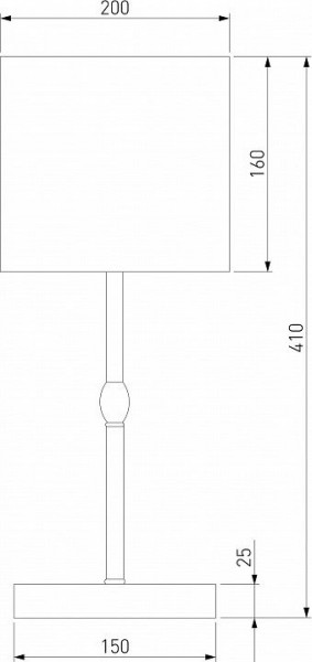 Настольная лампа декоративная Eurosvet Notturno 01162/1 латунь в Режи - rezh.mebel24.online | фото 2