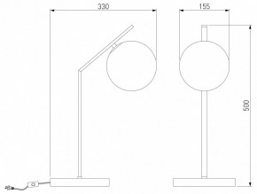 Настольная лампа декоративная Eurosvet Shape 01213/1 латунь в Режи - rezh.mebel24.online | фото 3