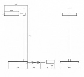 Настольная лампа декоративная Maytoni Fad MOD070TL-L8W3K в Режи - rezh.mebel24.online | фото 3