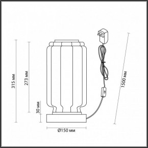 Настольная лампа декоративная Odeon Light Jam 5408/10TL в Режи - rezh.mebel24.online | фото 4