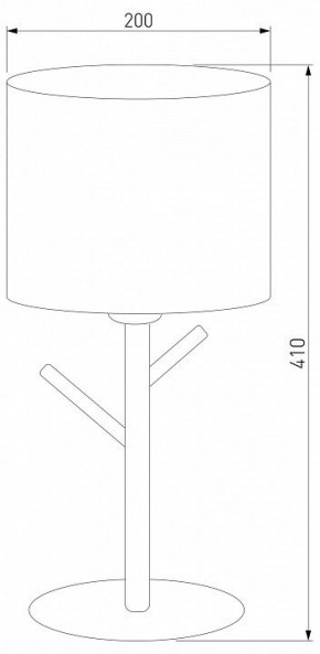 Настольная лампа декоративная TK Lighting Albero 5571 Albero White в Режи - rezh.mebel24.online | фото 2