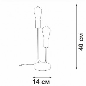 Настольная лампа декоративная Vitaluce V3005 V3005-1/2L в Режи - rezh.mebel24.online | фото 5