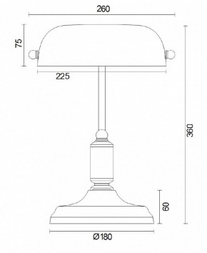 Настольная лампа офисная Maytoni Kiwi Z153-TL-01-BS в Режи - rezh.mebel24.online | фото 2