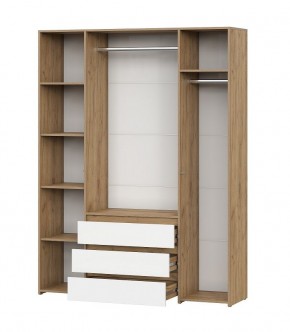 НЕКСТ 1 Спальный гарнитур (модульный) Дуб Золотой/Белый в Режи - rezh.mebel24.online | фото 15