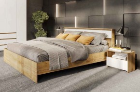 НЕКСТ 1 Спальный гарнитур (модульный) Дуб Золотой/Белый в Режи - rezh.mebel24.online | фото 2