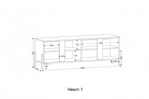 НЕКСТ - 1 Тумба ТВ в Режи - rezh.mebel24.online | фото 2