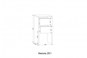 НИКОЛЬ 25 Шкаф 5-ти створчатый в Режи - rezh.mebel24.online | фото 7