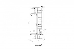НИКОЛЬ Прихожая (модульная) в Режи - rezh.mebel24.online | фото 3