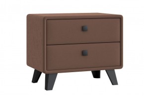 НИКОЛЬ Тумба широкая 2 ящика (шоколад) в Режи - rezh.mebel24.online | фото