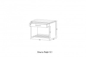 ОЛЬГА-ЛОФТ 5.1 Тумба в Режи - rezh.mebel24.online | фото 2