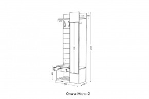 ОЛЬГА-МИЛК 2 Прихожая в Режи - rezh.mebel24.online | фото 2