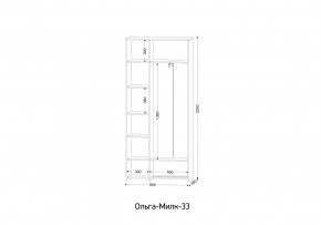 ОЛЬГА-МИЛК 33 Шкаф 3-х створчатый в Режи - rezh.mebel24.online | фото 2