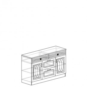ОРЛЕАН Гостиная (модульная) серый в Режи - rezh.mebel24.online | фото 9