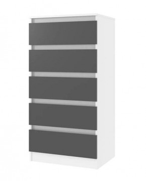 Парус Комод 600 (Белый/Графит) в Режи - rezh.mebel24.online | фото