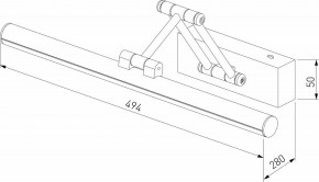 Подсветка для картины Elektrostandard Monza a064136 в Режи - rezh.mebel24.online | фото 4