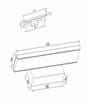 Подсветка для картины Maytoni Gleam MIR005WL-L16B в Режи - rezh.mebel24.online | фото 3