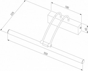 Подсветка для зеркала Elektrostandard Simple a063698 в Режи - rezh.mebel24.online | фото 3