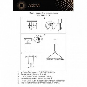 Подвесная люстра Aployt Rezeda APL.788.03.09 в Режи - rezh.mebel24.online | фото 13