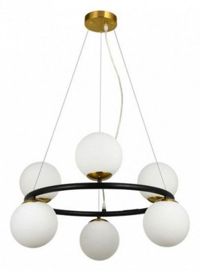 Подвесная люстра Arte Lamp Alcor A2224SP-6BK в Режи - rezh.mebel24.online | фото 3