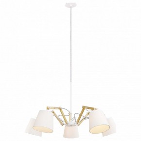 Подвесная люстра Arte Lamp Pinocchio A5700LM-5WH в Режи - rezh.mebel24.online | фото 2