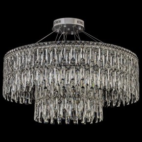 Подвесная люстра Arti Lampadari Ovindoli Nickel Ovindoli L 1.5.80+40.100 N в Режи - rezh.mebel24.online | фото 3