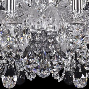 Подвесная люстра Bohemia Ivele Crystal 1402 1402/12+6/240/Ni в Режи - rezh.mebel24.online | фото 3