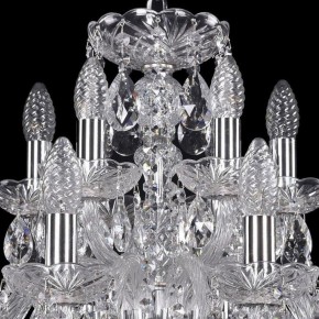 Подвесная люстра Bohemia Ivele Crystal 1402 1402/12+6/240/Ni в Режи - rezh.mebel24.online | фото 4