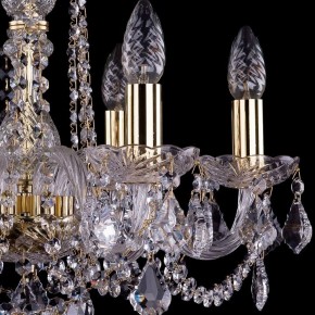 Подвесная люстра Bohemia Ivele Crystal 1402 1402/6/160/G/Leafs в Режи - rezh.mebel24.online | фото 2