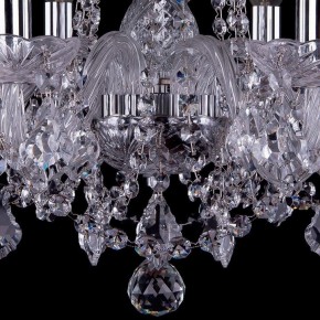 Подвесная люстра Bohemia Ivele Crystal 1402 1402/6/160/Ni/Leafs в Режи - rezh.mebel24.online | фото 3