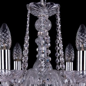 Подвесная люстра Bohemia Ivele Crystal 1402 1402/6/160/Ni/Leafs в Режи - rezh.mebel24.online | фото 4